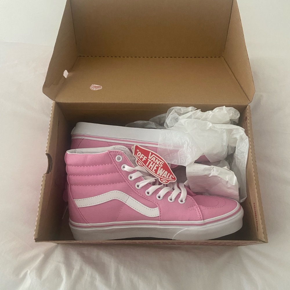 Vans Pink High-Top Sneakers